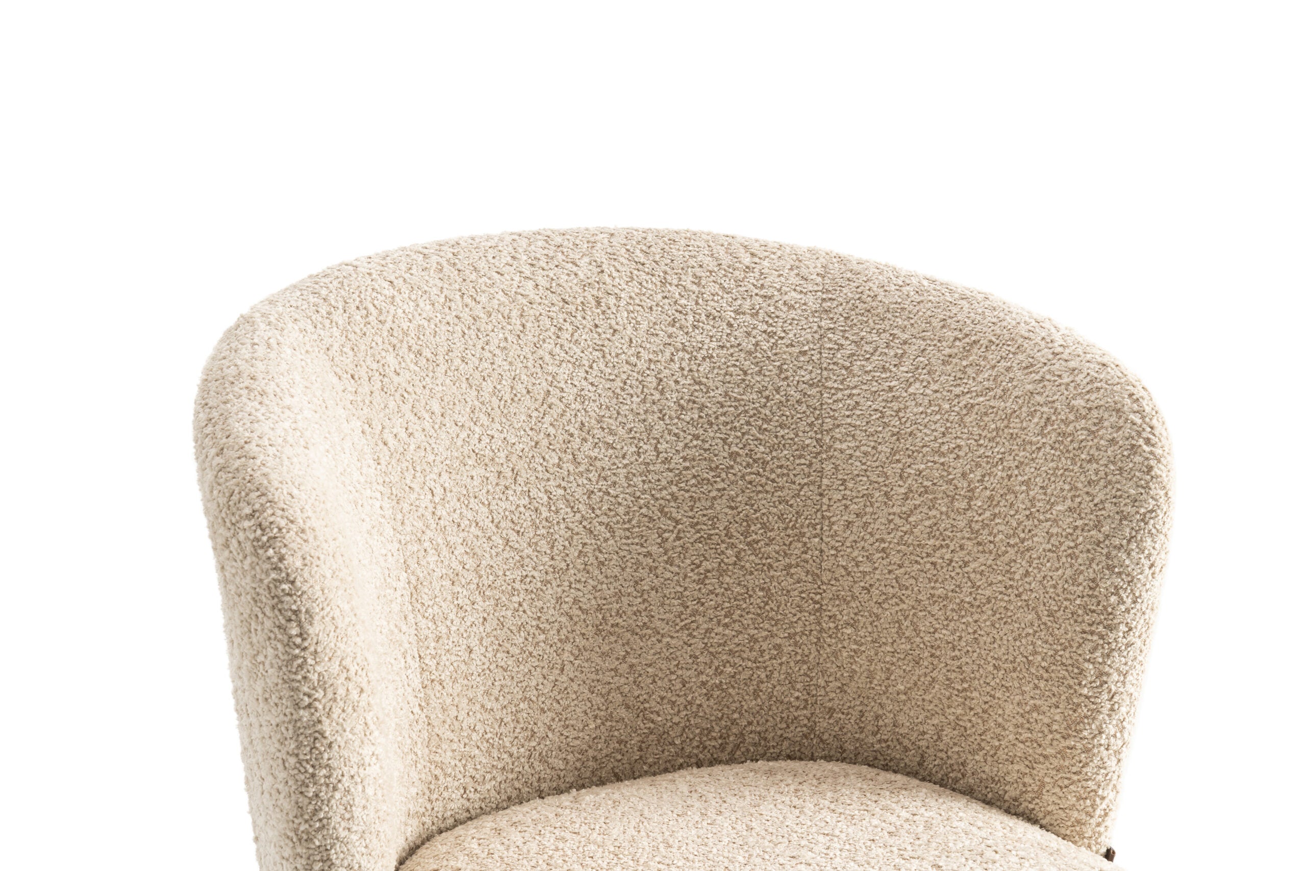 Furnihaus Fauteuil Cindy Boucle Beige Stof