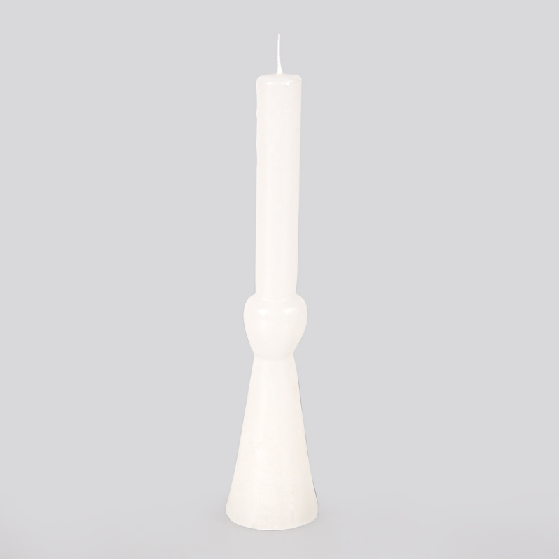 Bougie blanc cassé