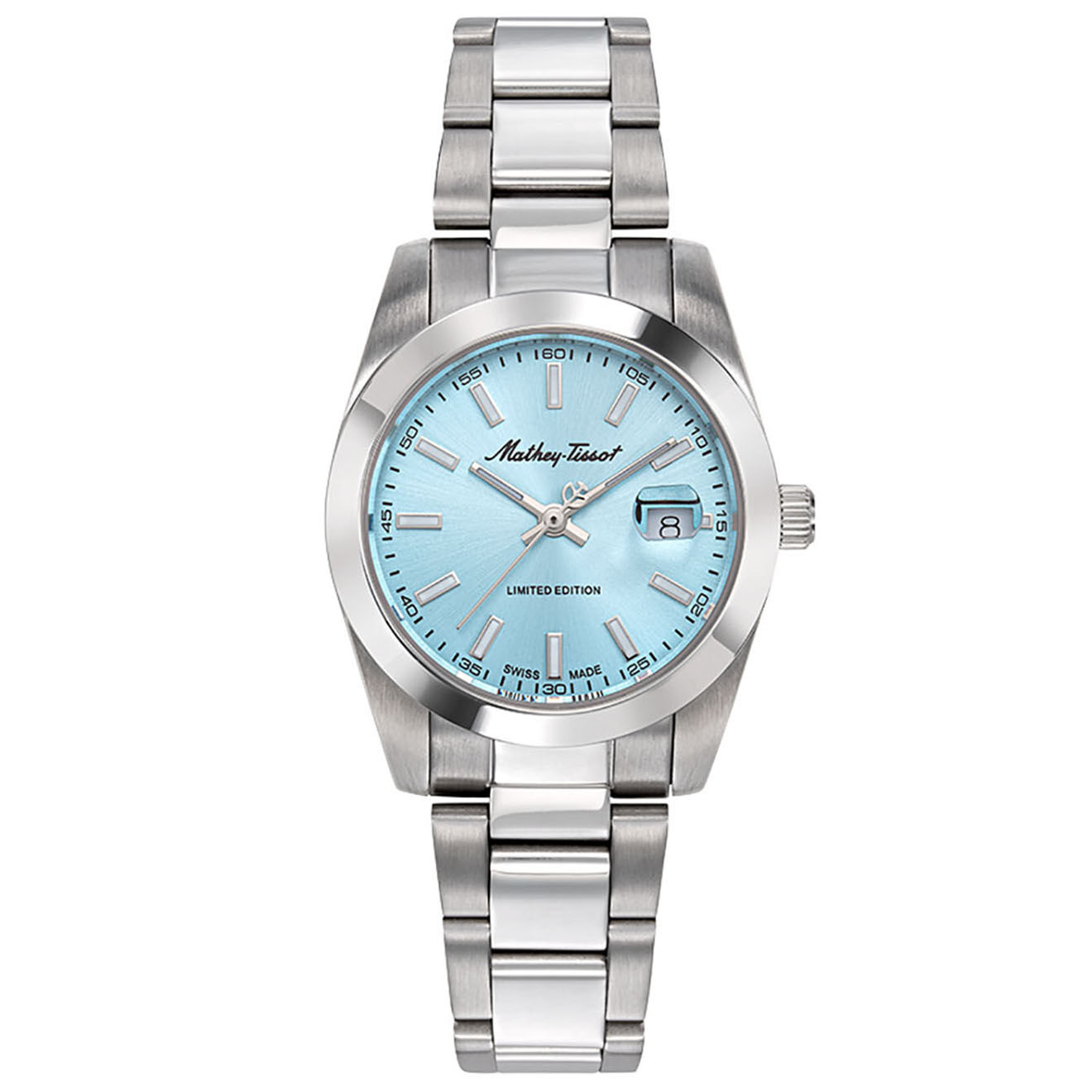 Mathey-Tissot Montre Femme Quartz en Acier Mathy Sunray argentée