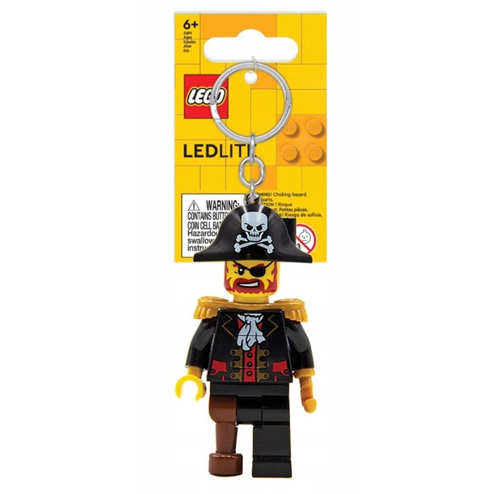 LEGO - Nøglering m/LED - Captain Brickbeard