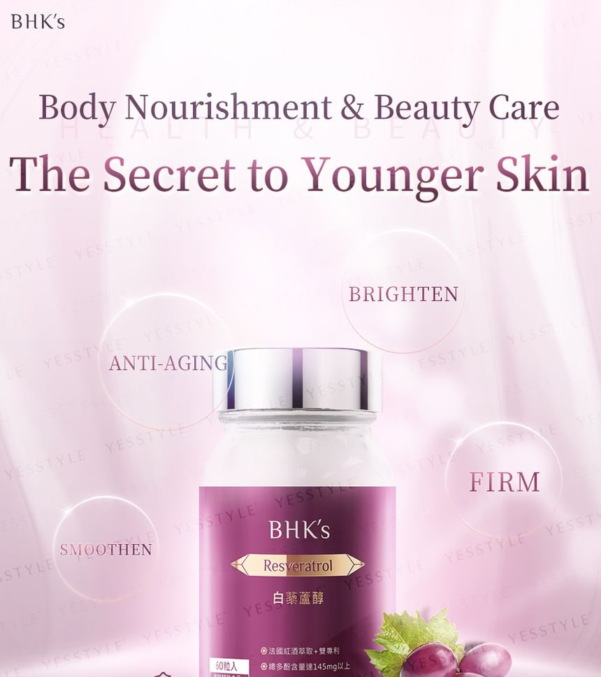 BHK's - Resveratrol Veg Capsules