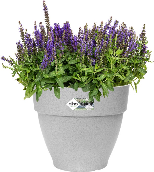 Elho bloempot Vibia Campana grijs D 19,5 H 16,8 cm