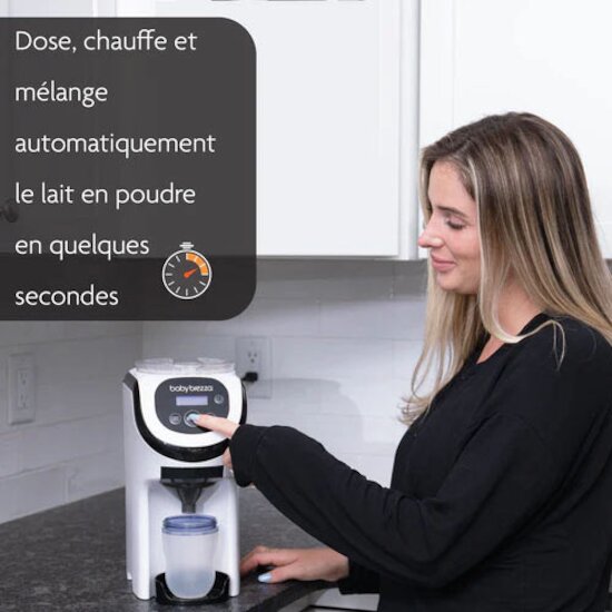 Préparateur de Biberons Formula Pro Mini   Noir et Blanc        de               Baby Brezza