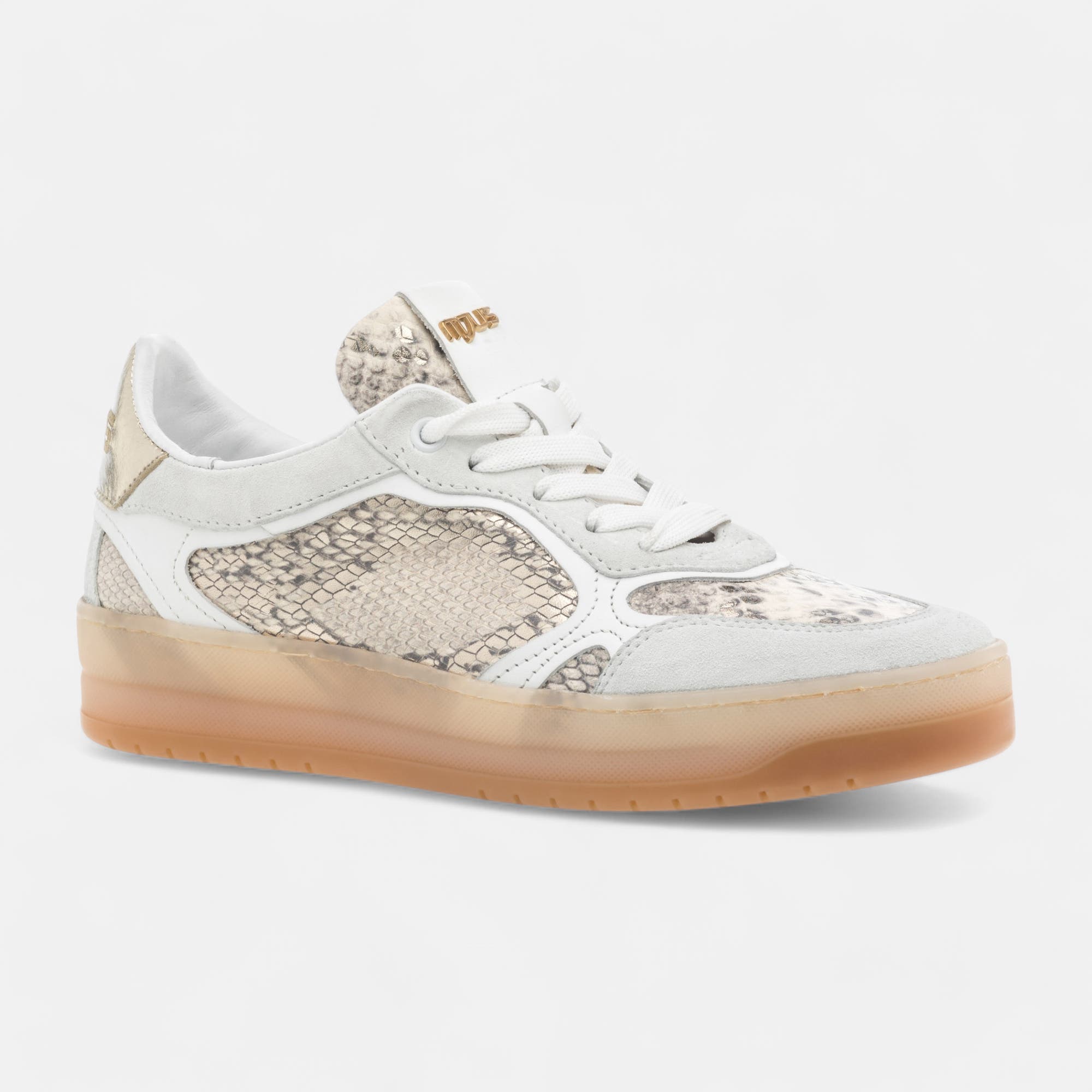 Baskets basses Femme en cuir blanc