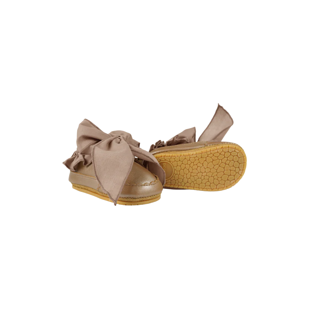 Nienelien Sneakers | Truffle Metallic Nubuck