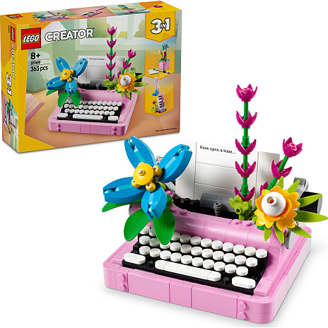 LEGO Creator 3-i-1 Skrivemaskine med blomster 31169