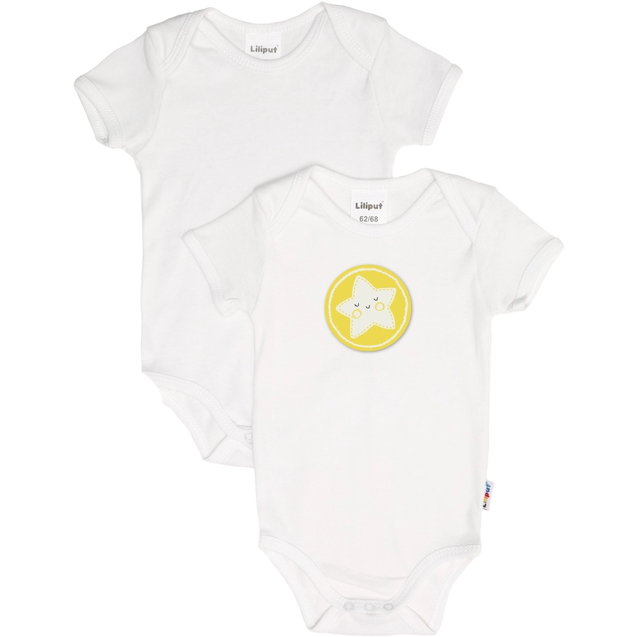 Liliput Kurzarm-Body-Set 2-er Pack weiß