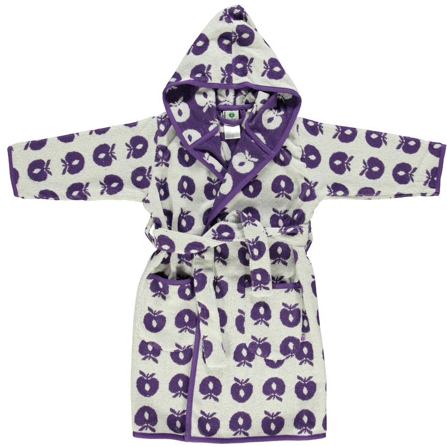 Smafolk Bademantel Apfel purple
