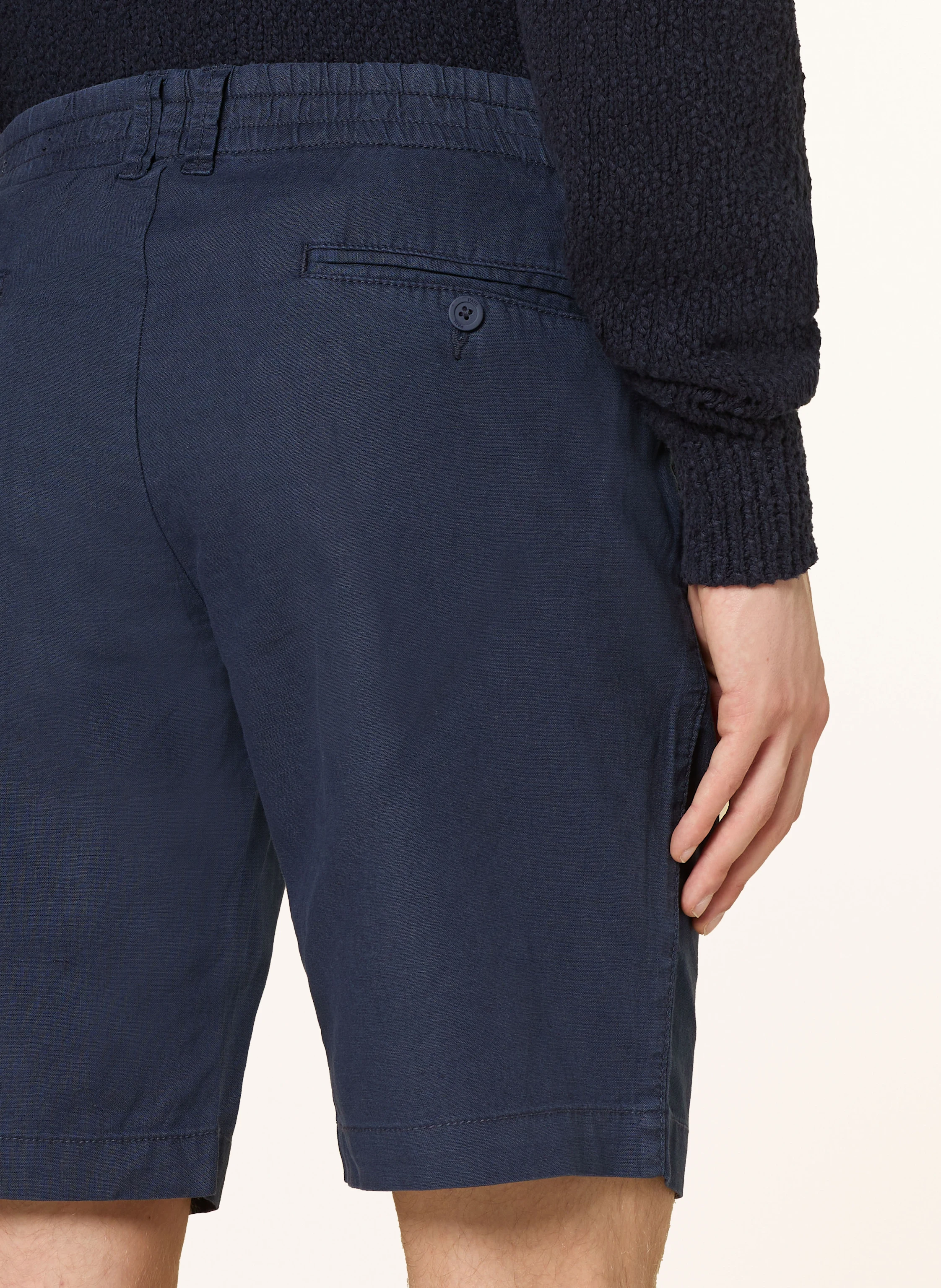 PAUL Shorts Comfort Fit mit Leinen