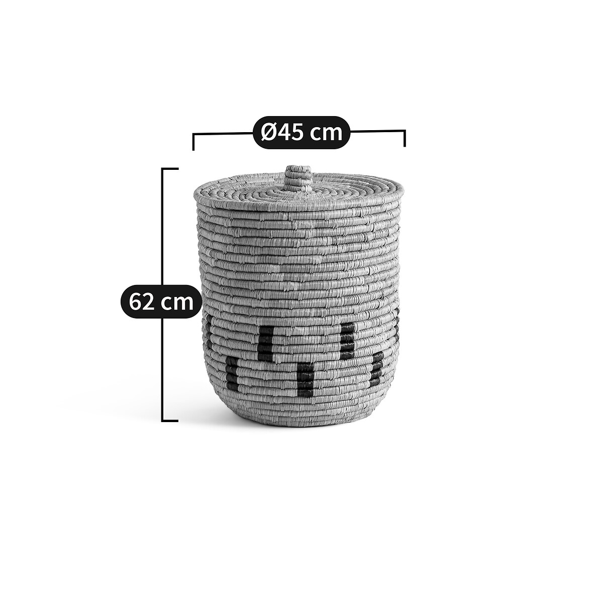 LA REDOUTE INTERIEURS<br>Cesto com tampa para herbário Ø45 cm, Aquila