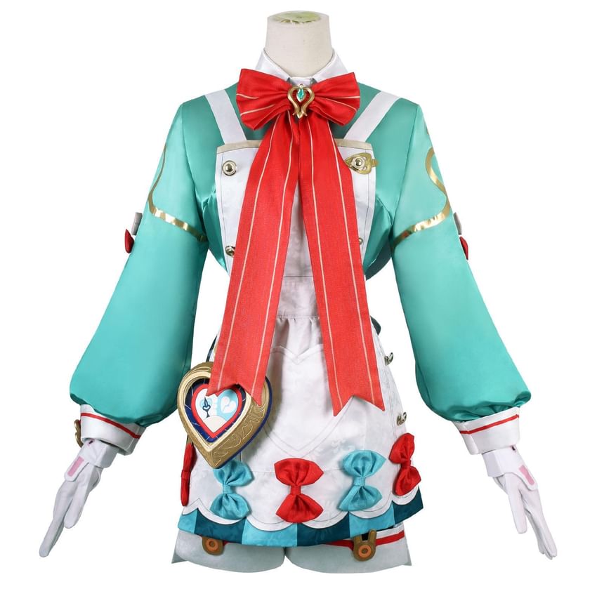 Bloomsoon - Genshin Impact Sigewinne Cosplay Kostuumset