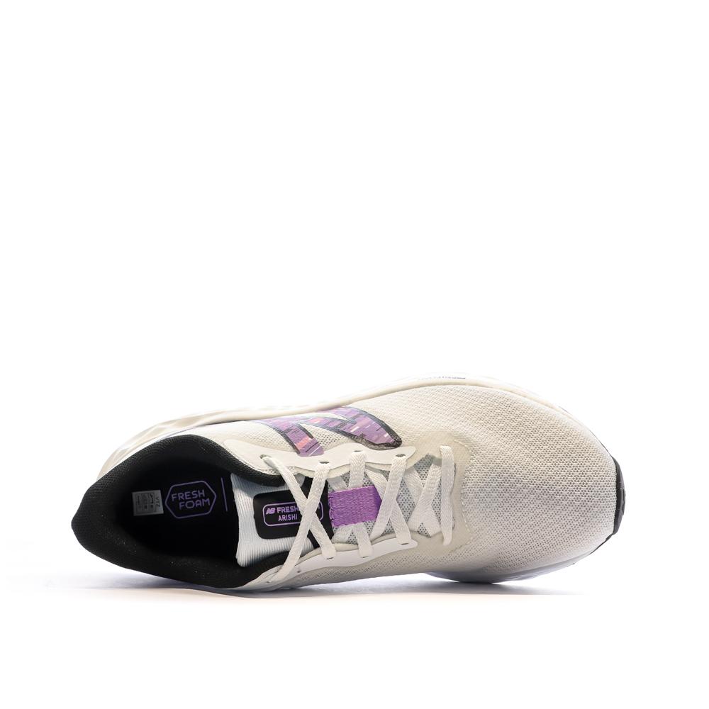 New Balance Chaussures de Running Blanc/Violet Femme New Balance Fresh Foam Arishi