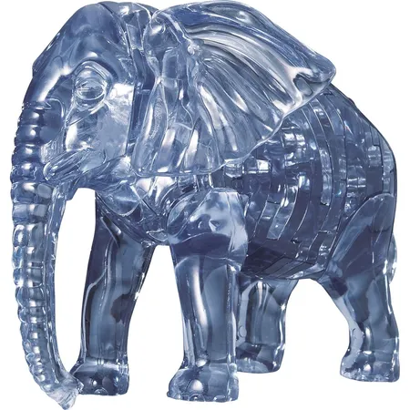 HCM Kinzel Crystal Puzzle - Elefant, 40 Teile