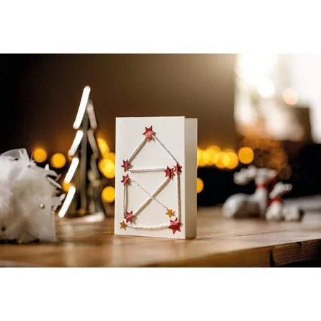 Avery Zweckform Z-Design Weihnachtssticker, Sterne, 1 Bogen/32 Sticker