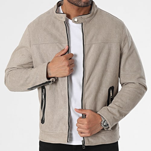 Veste Biker Gris