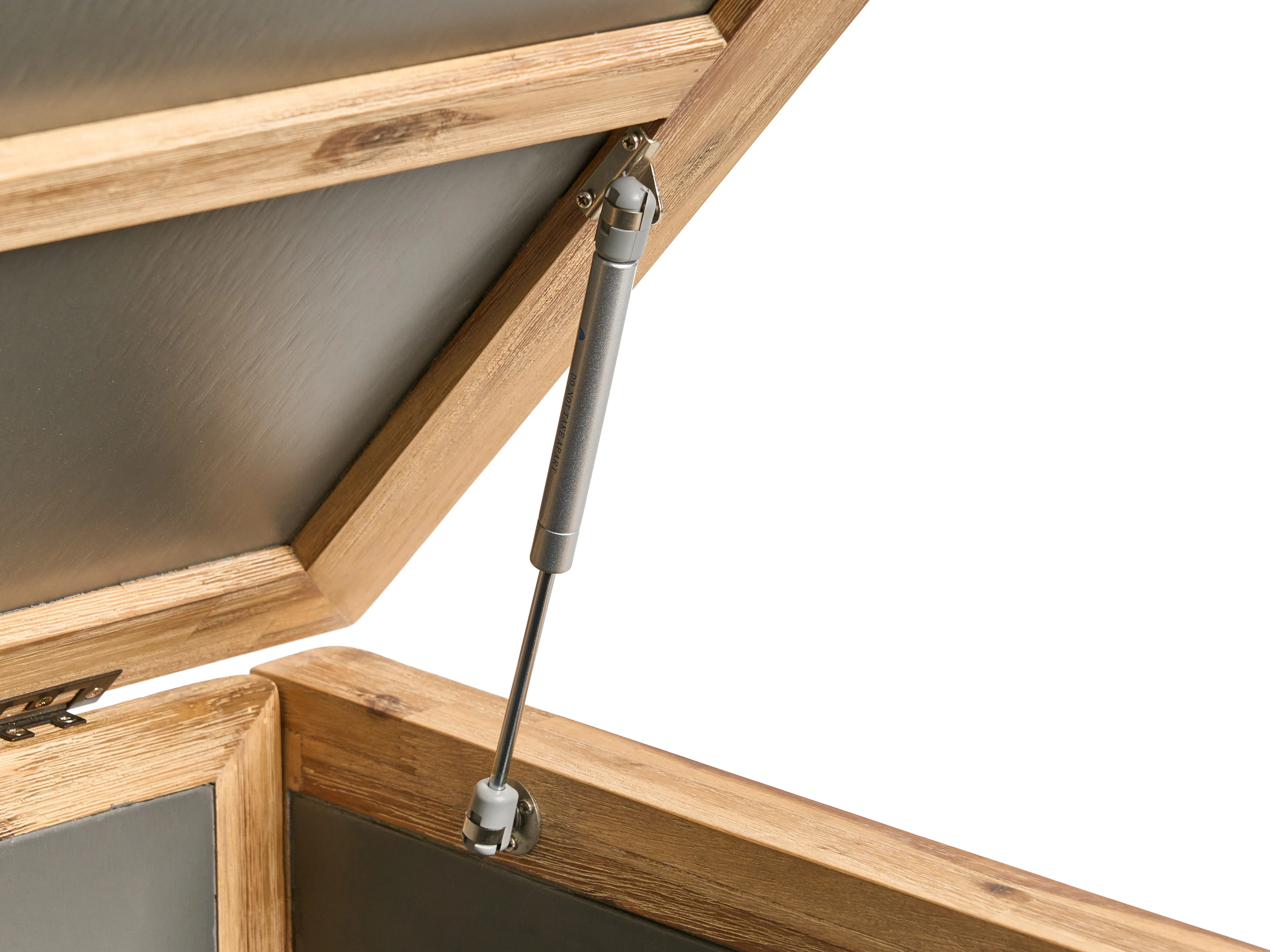 Kussenbox ACATE 121 cm 72 cm Grijs