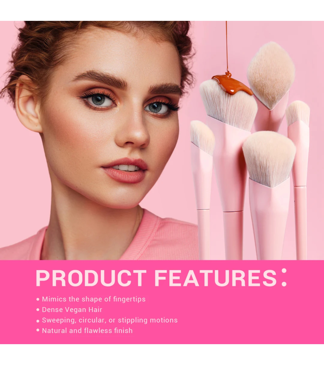 Jessup Beauty - *Makeup Lover Collection IV* - Conjunto de 14 pincéis - Crystal Pink