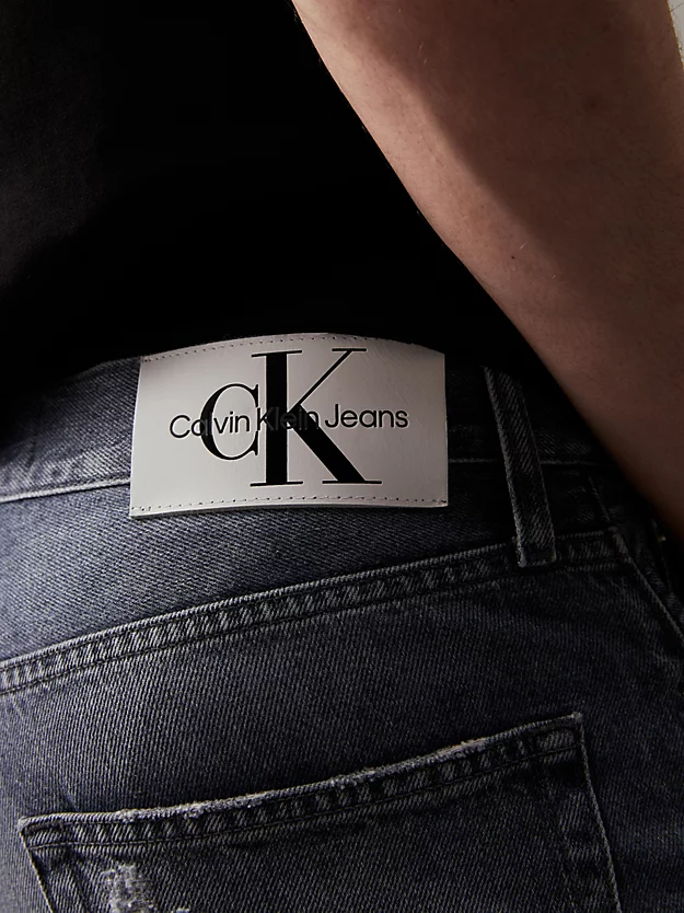 Calças jeans autênticas de pai