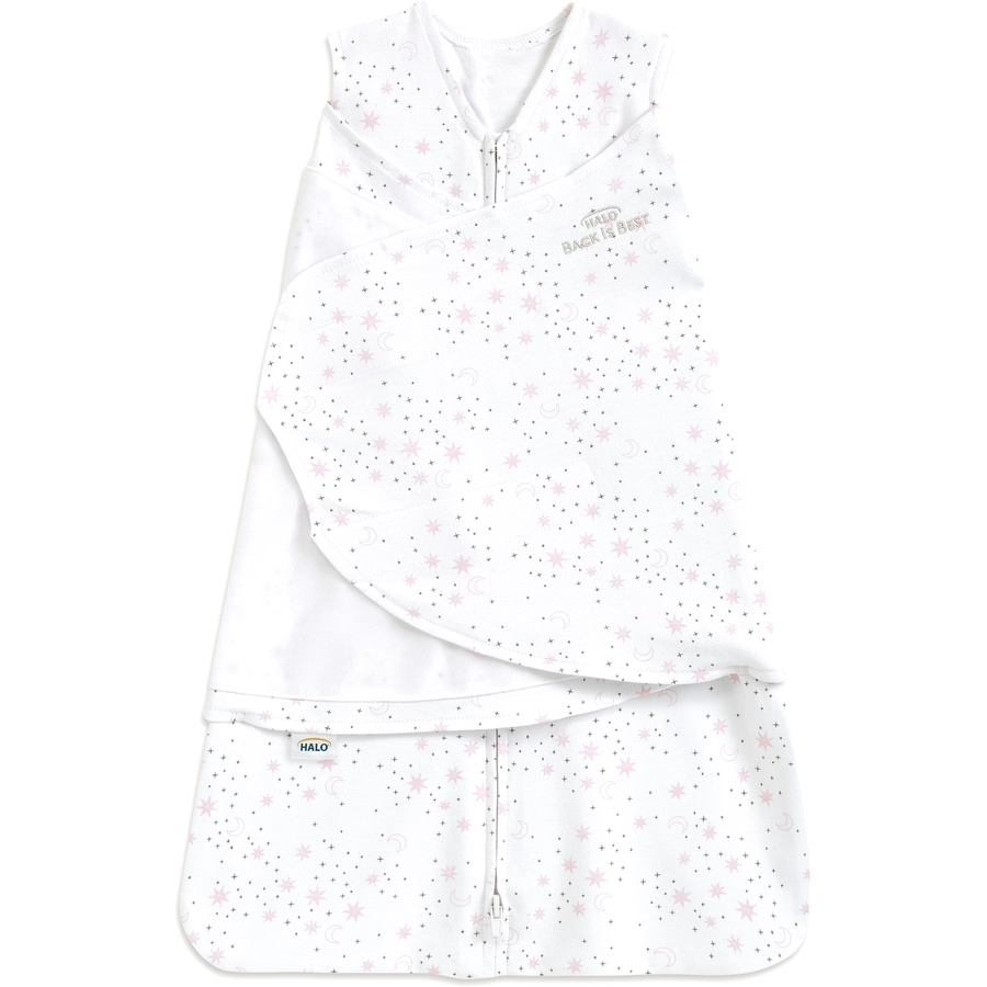 HALO® SleepSack® Wickelschlafsack Midnight Moons Pink