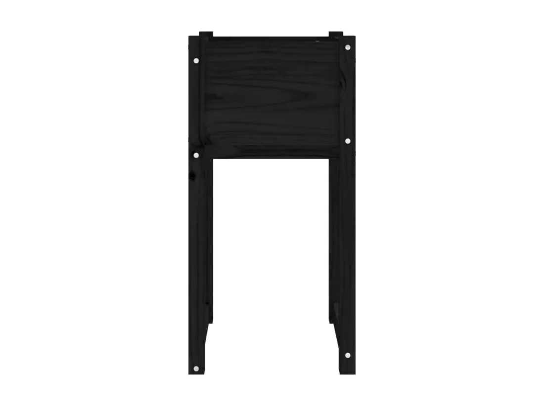 Jardinière bac lit surélevé bois marron 40 x 40 x 81 cm 02_0037593