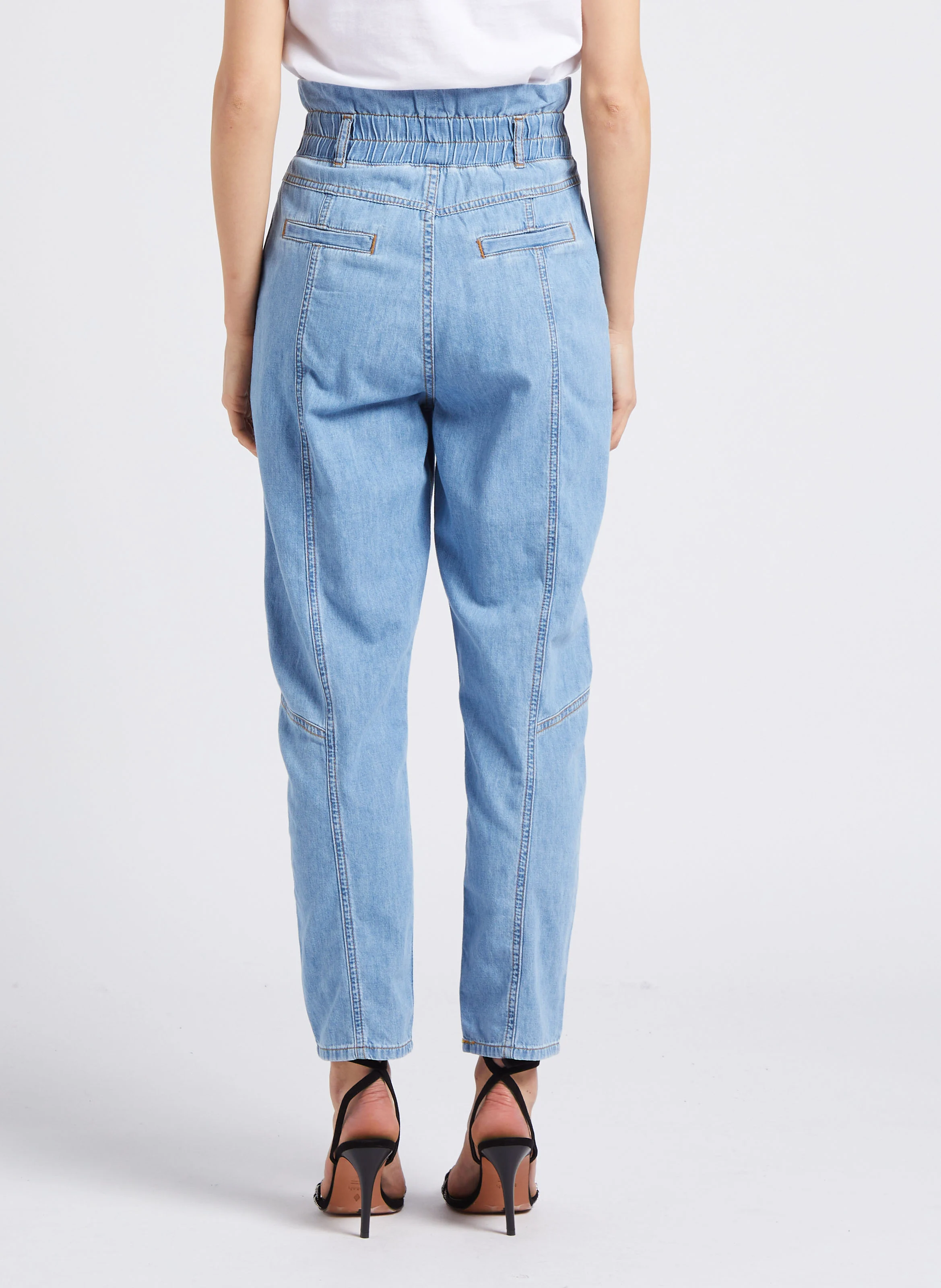 LONY - Pantalon style denim carotte | Bleu