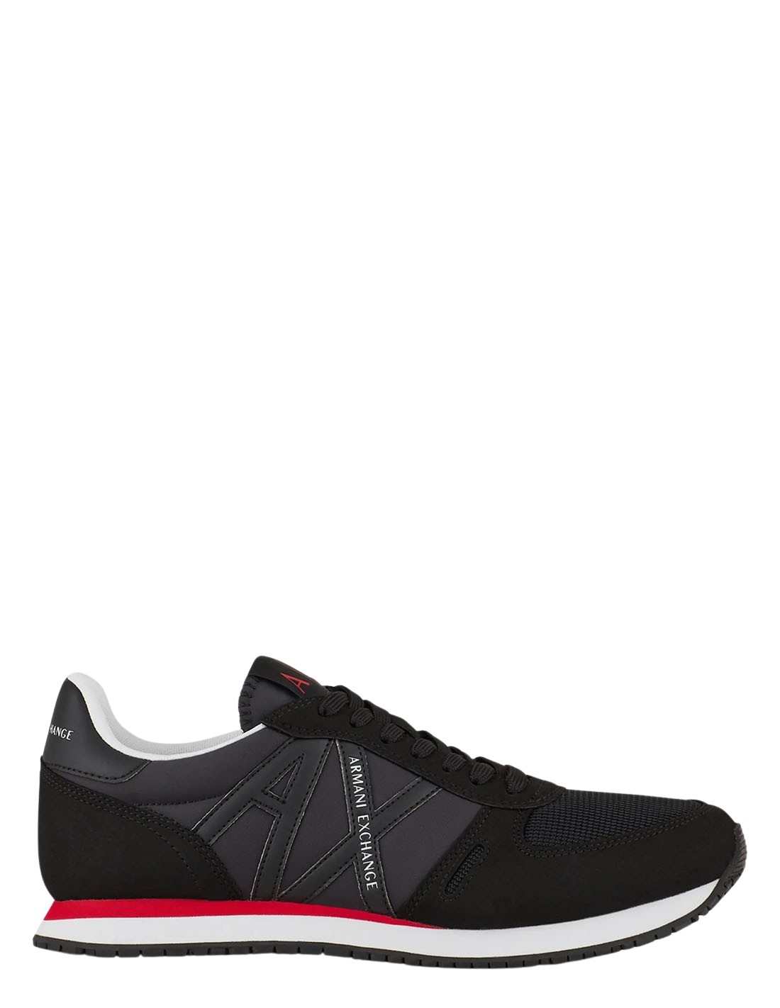 armani exchange Baskets De Ville Homme Street Men noir rouge