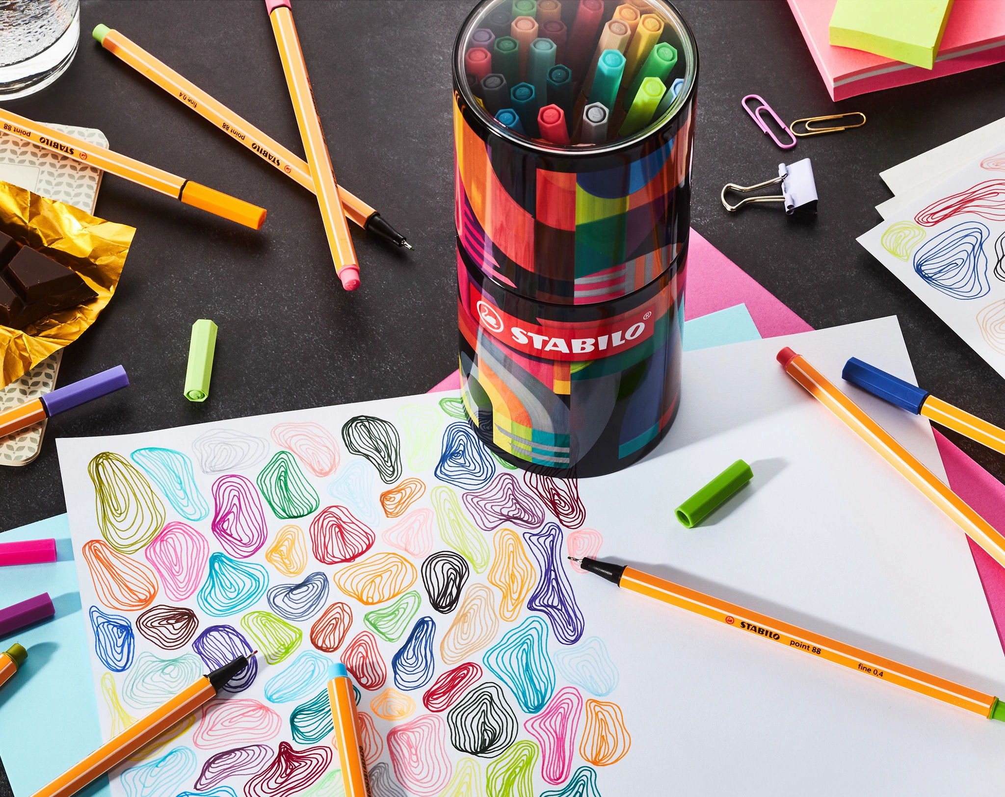 Fineliner STABILO® point 88 ARTY 45er-Pack