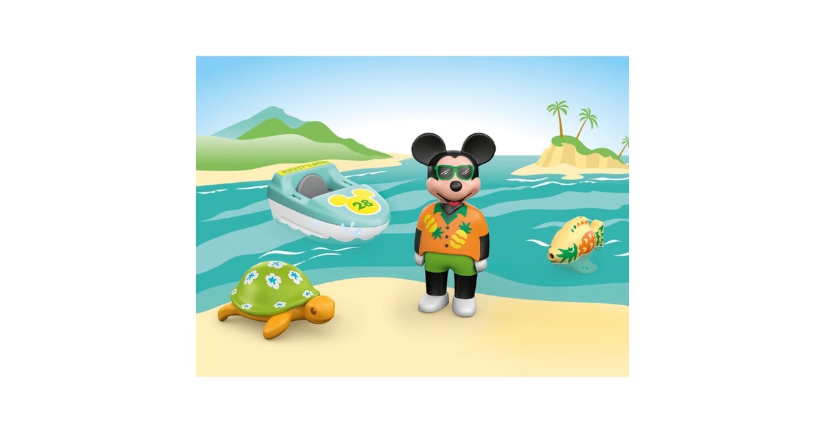 PLAYMOBIL1.2.3 Disney: Mickey's Boottocht Speelfiguur  (71707 | Junior Aqua)