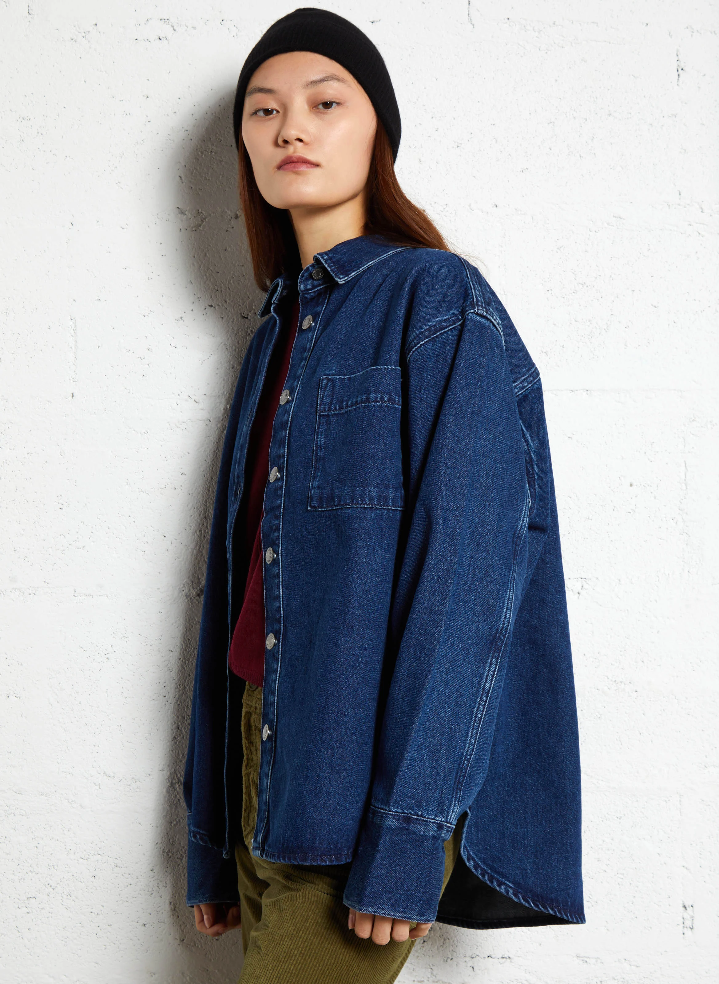JIMMY - Chemise jean en coton | Bleu