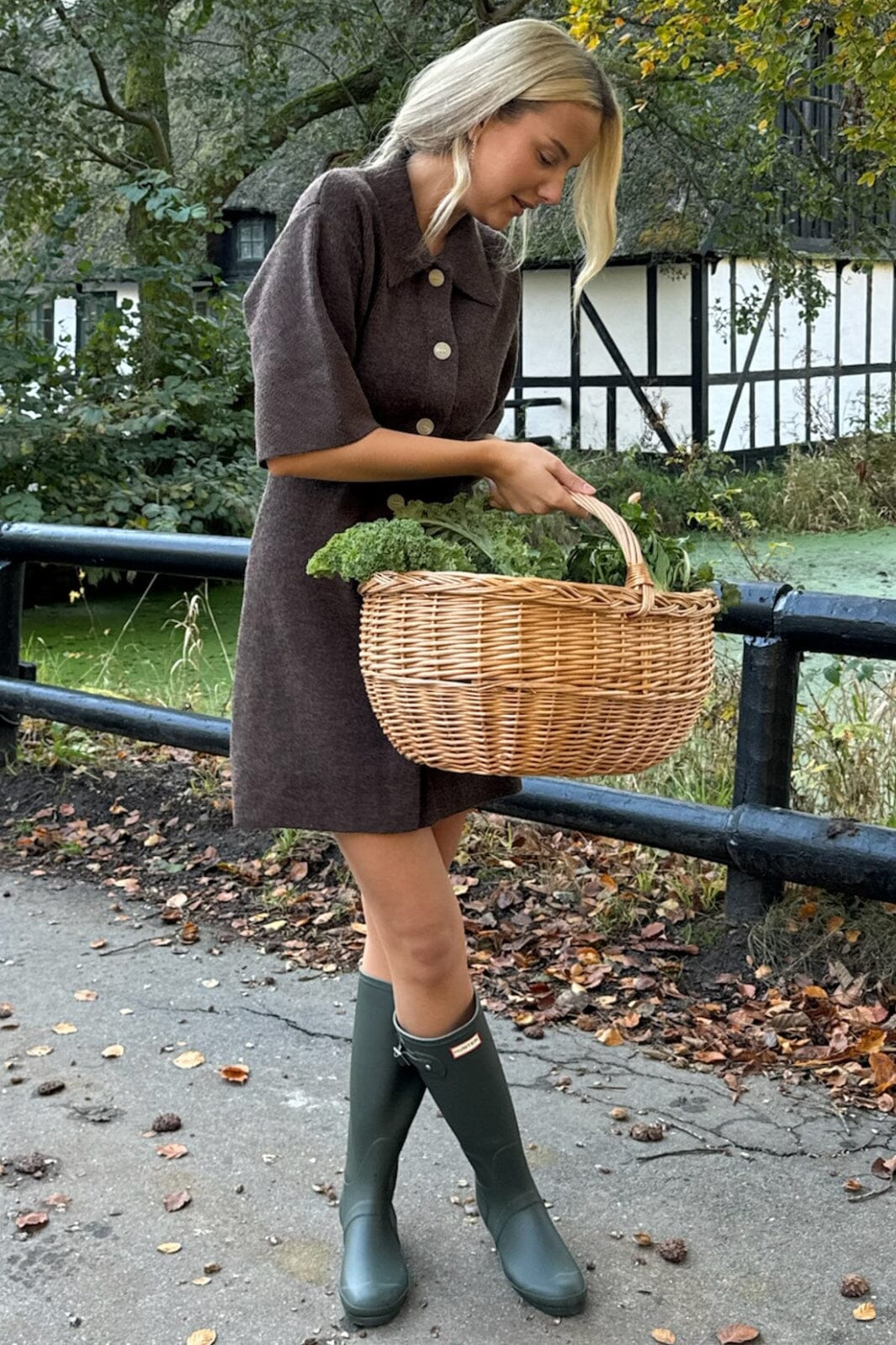 BYIC Oliviaic Knit Dress H105-1 dbrown dark brown