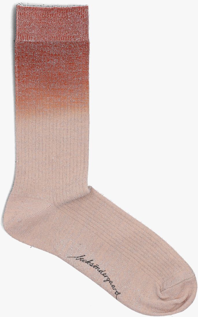 BECKSONDERGAARD roze becksondergaard sokken gradiant glitter sock