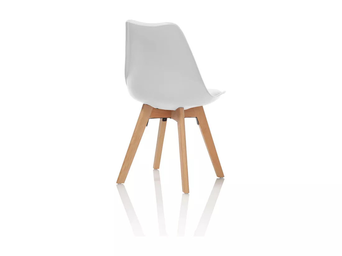 Set de 4 Chaises MIRIAM blanc