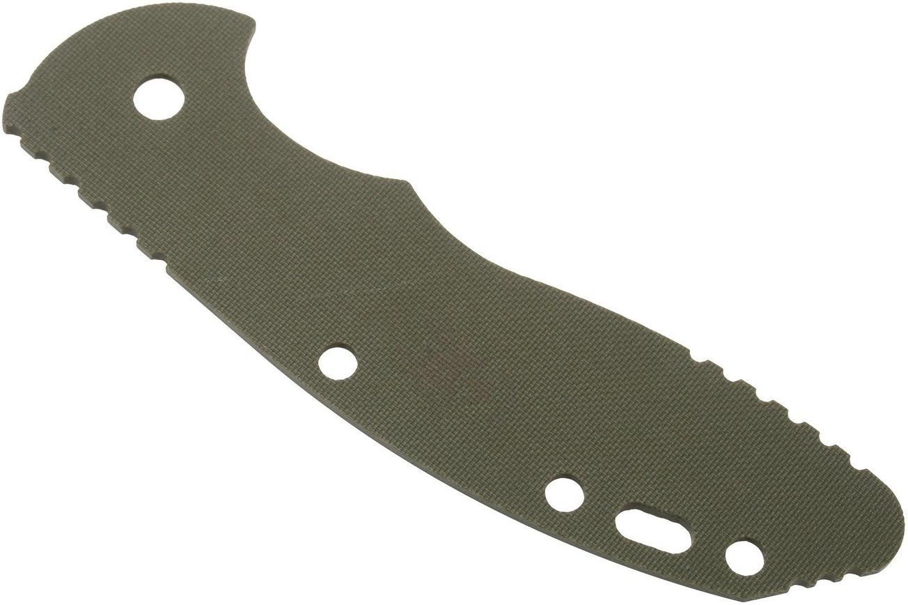 Rick Hinderer XM-18 3,5” greepschaal, OD-Green G10