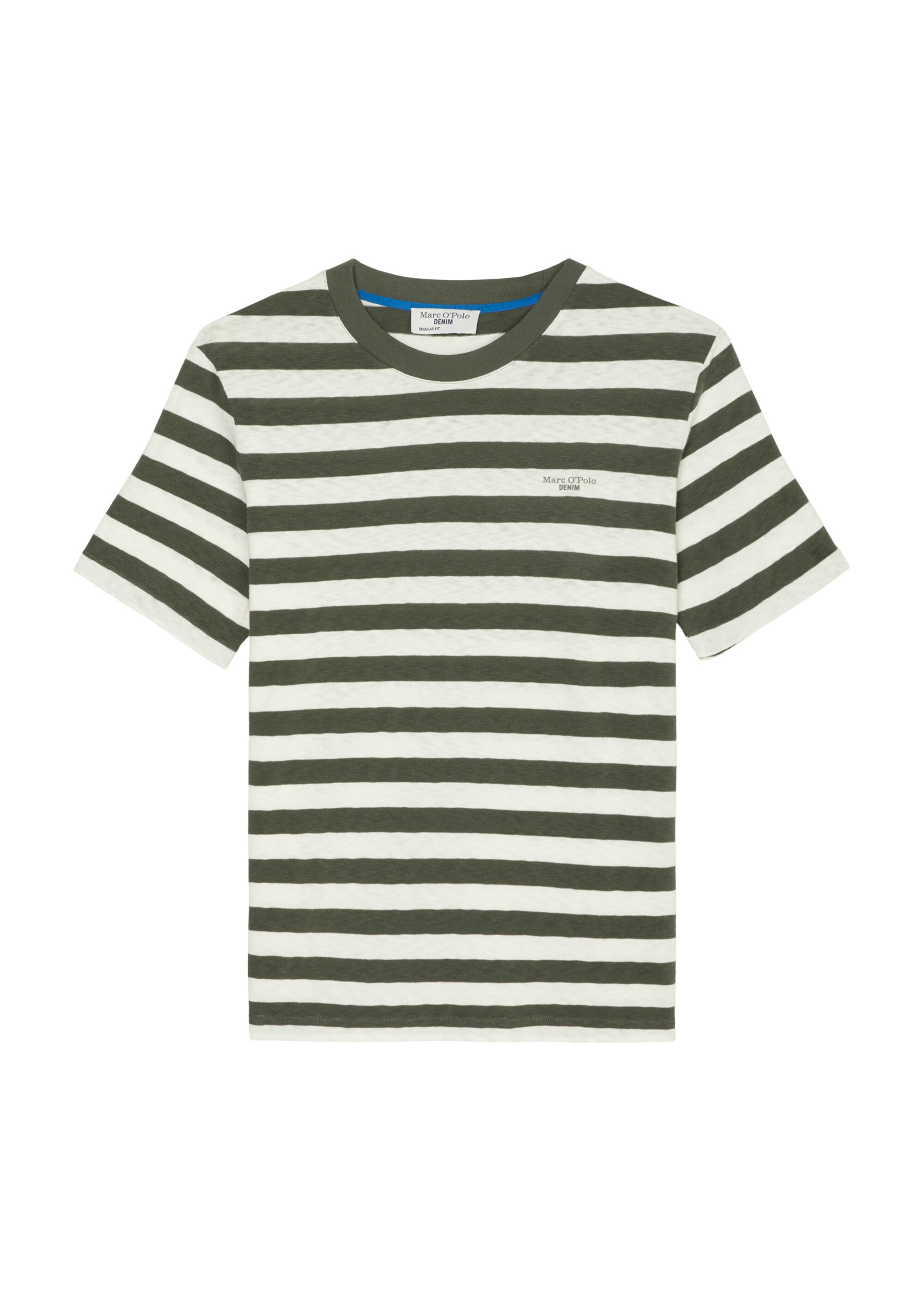 T-Shirtregular aus gestreifter Bio-Baumwolle