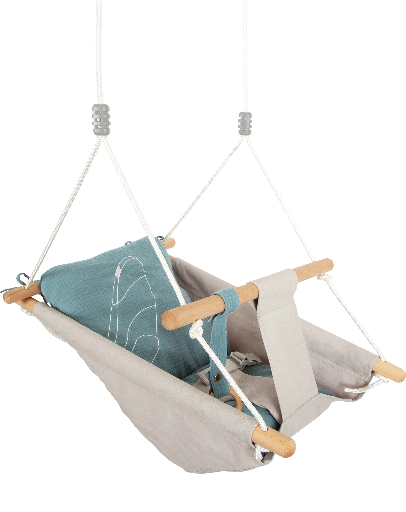 Babyschaukel SEASIDE in rauchblau