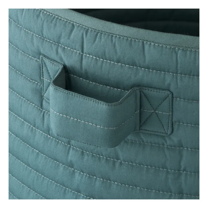 Liewood Panier de rangement en coton bio Lia | Bleu gris