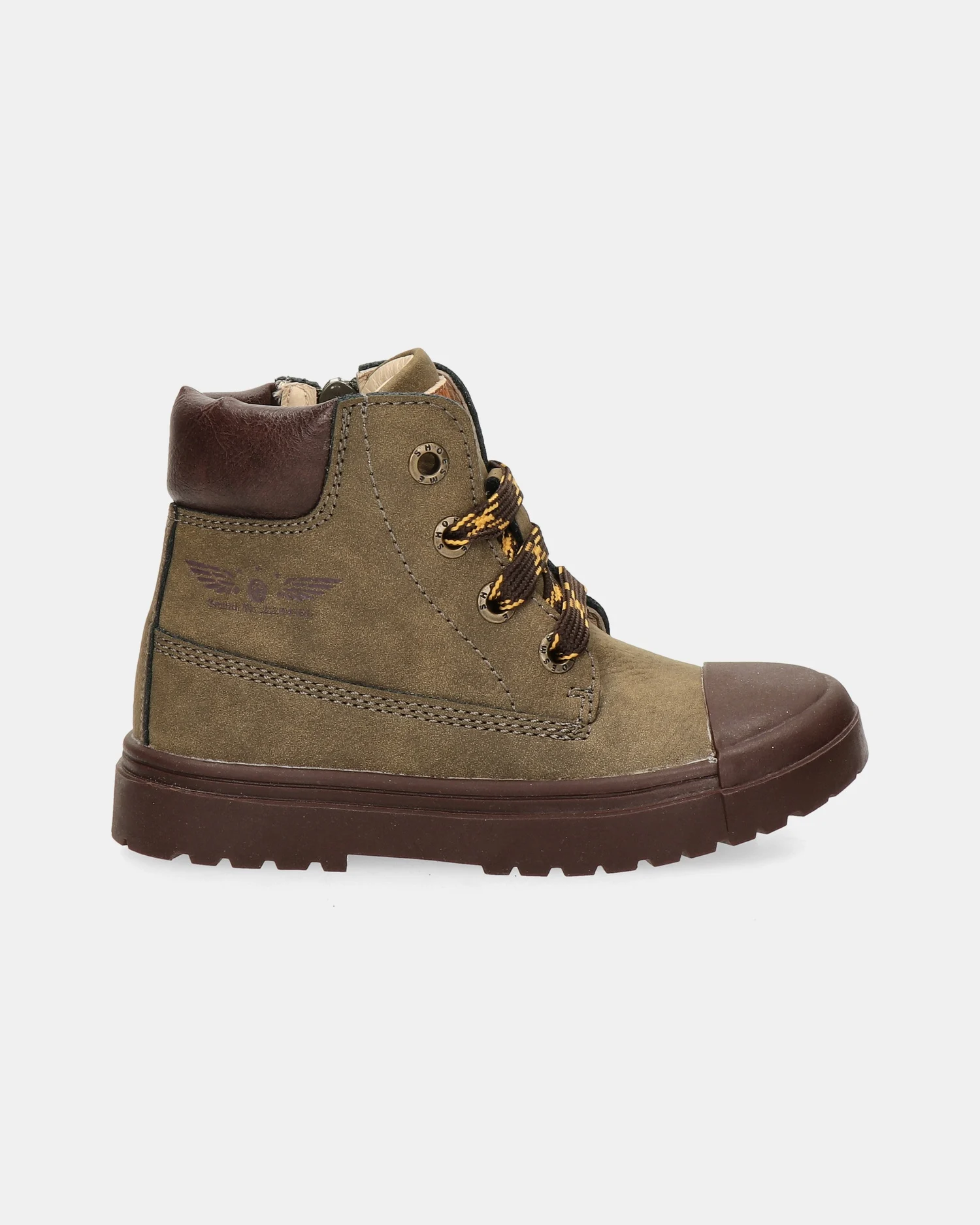Shoesme Veterboots  - groen