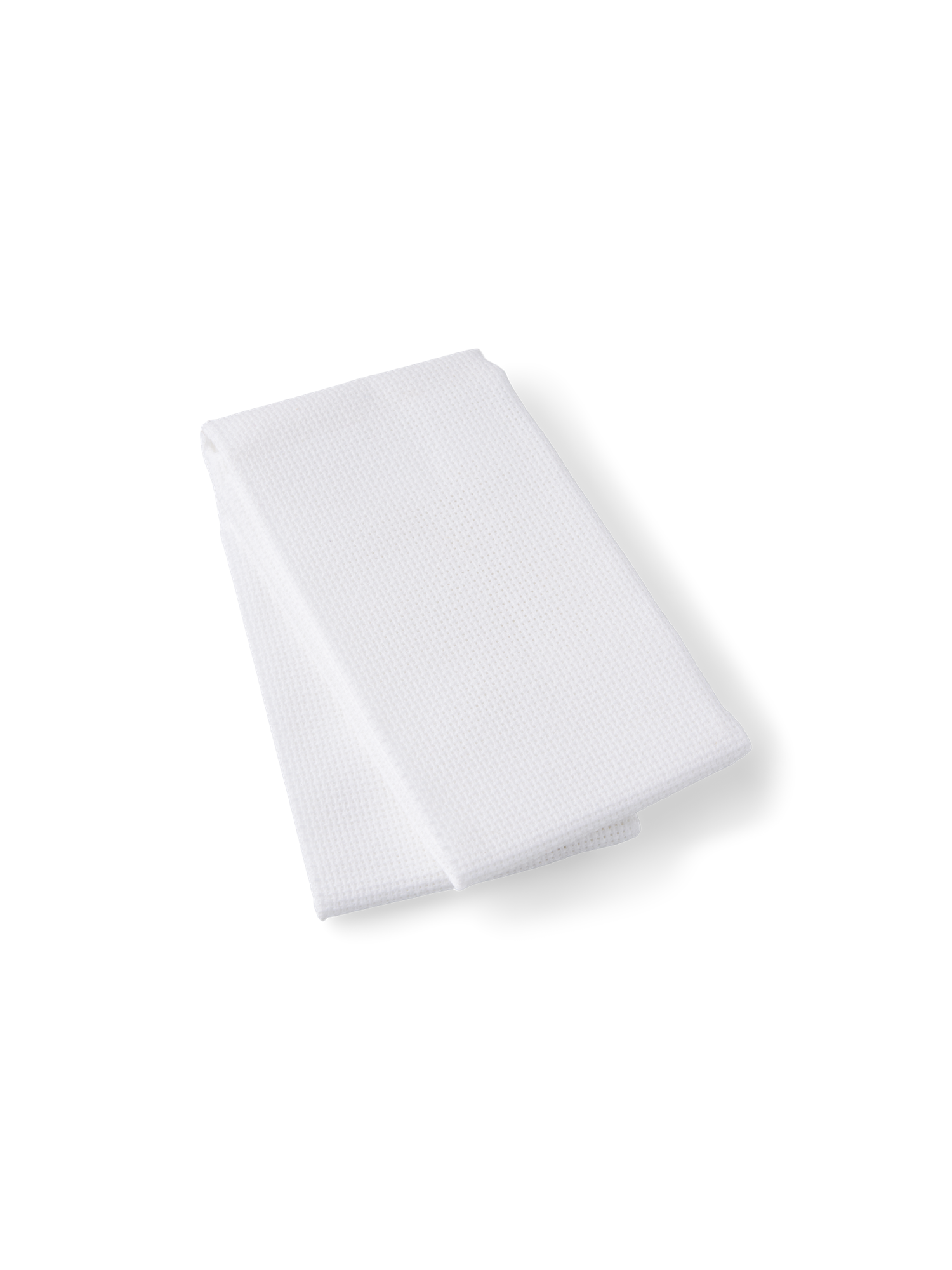 Broderistof | Bomuld. 45 x 55 cm. | White