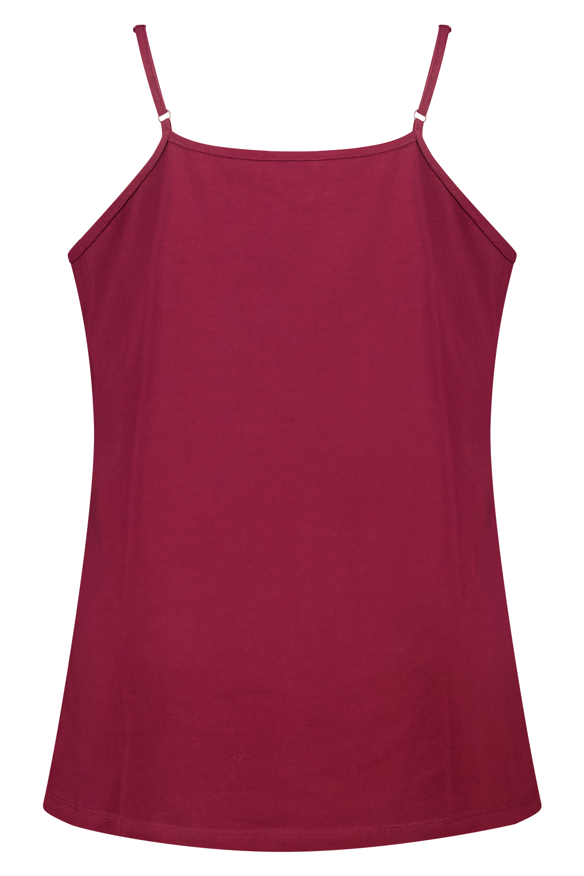 Singlet met stretch Donker rood