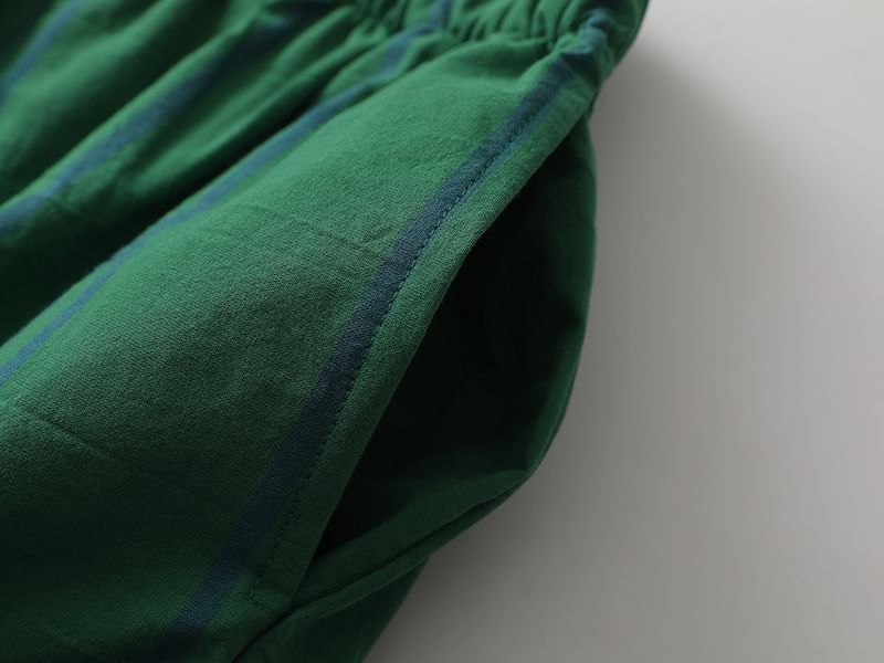 Finlies - Matching loungeshorts met elastische taille en strepen (verschillende ontwerpen)