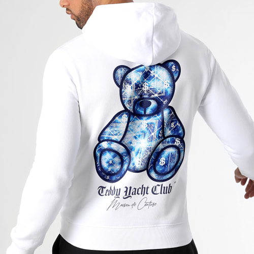 Sweat Capuche Maison De Couture Blue Sapphire Blanc