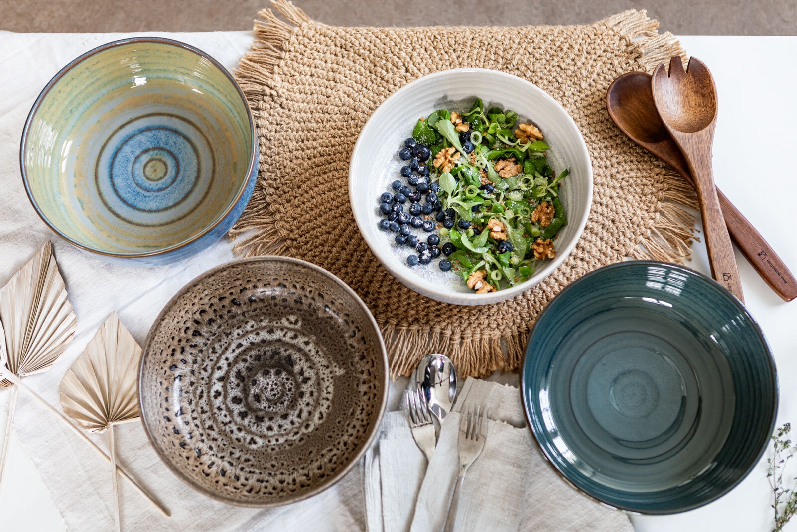 ASA Schale / Salad Bowl POKE TAMARI 2500 ml blau