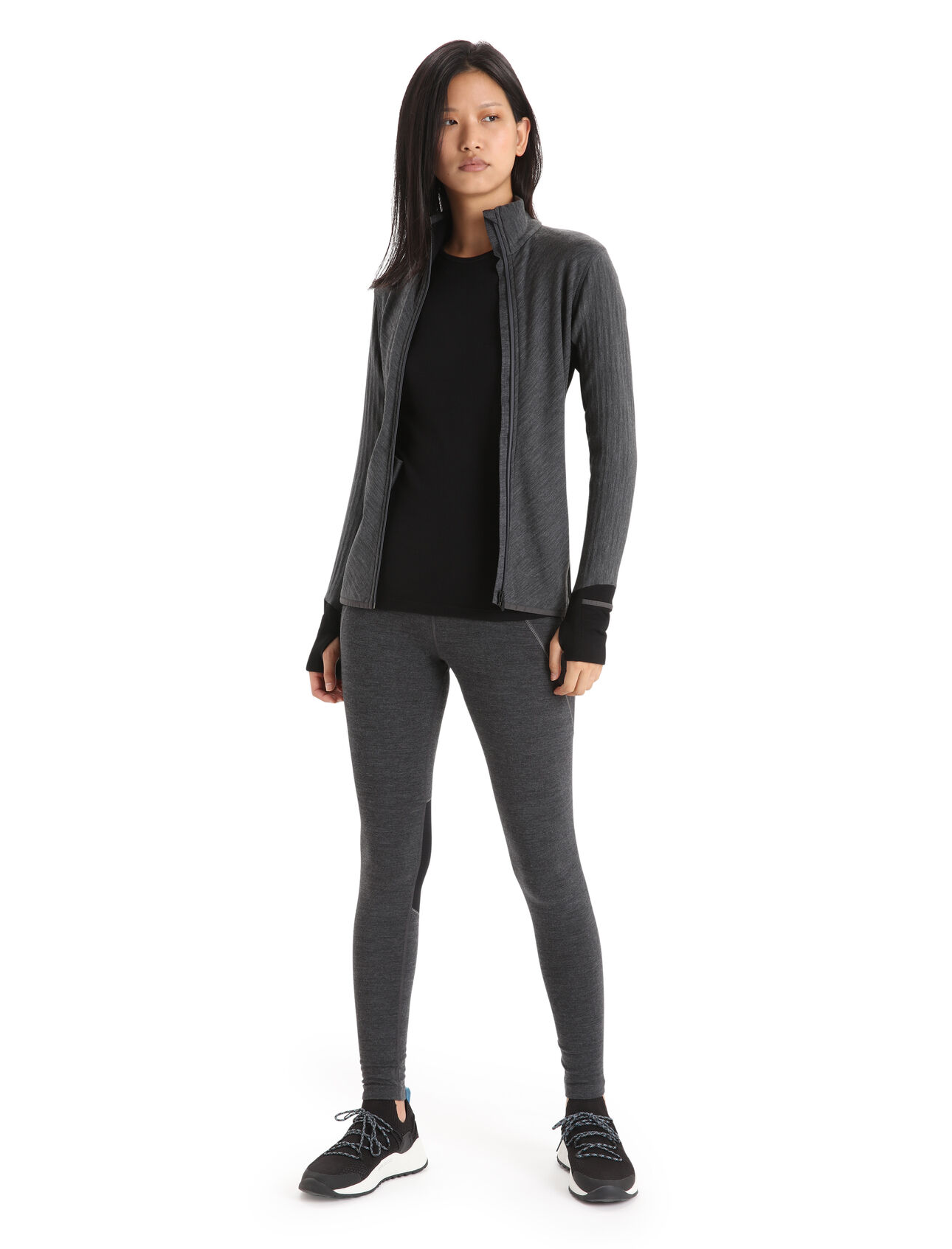 Icebreaker Descender LS Zip W's