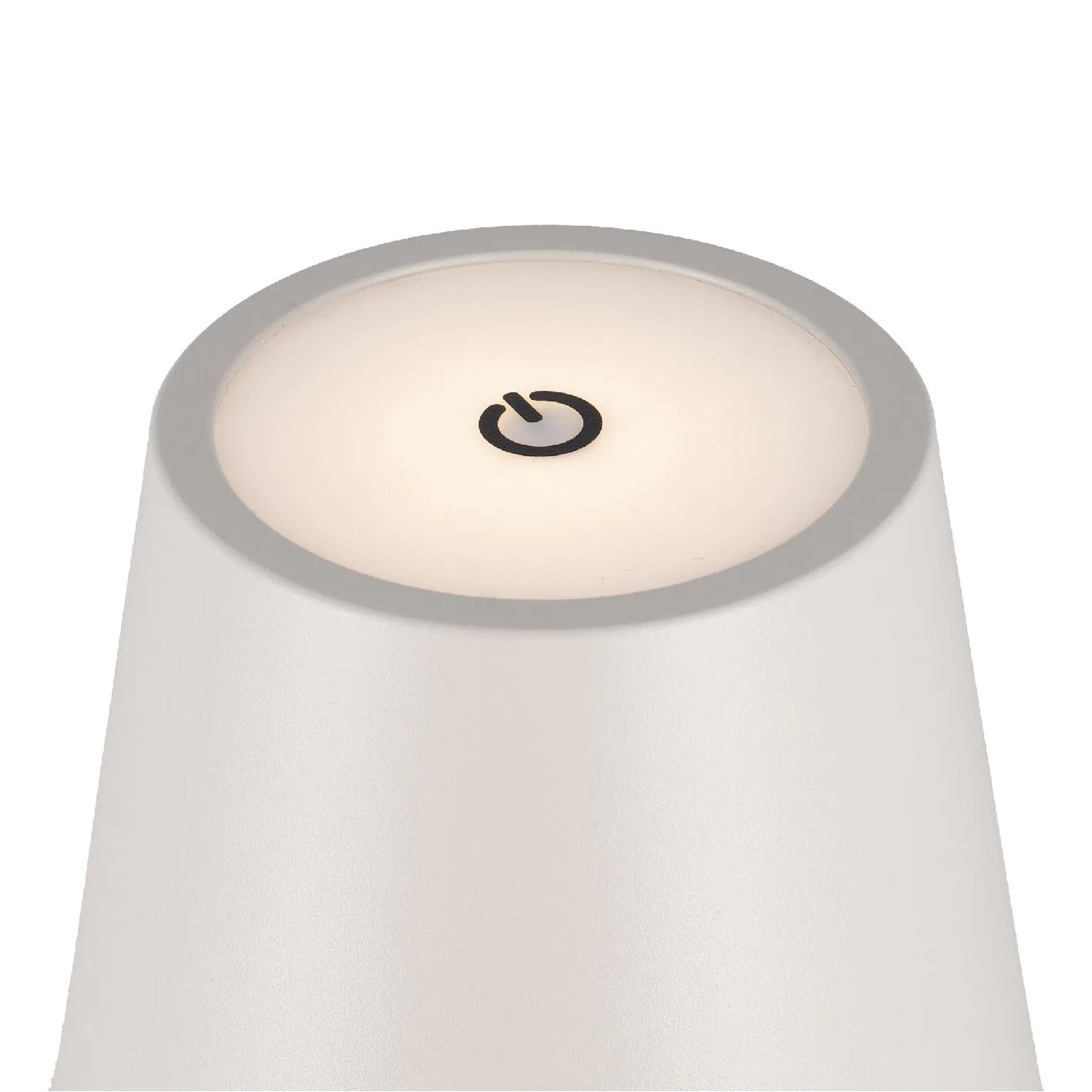 LED-Leuchte Akku, grau, 37 cm
