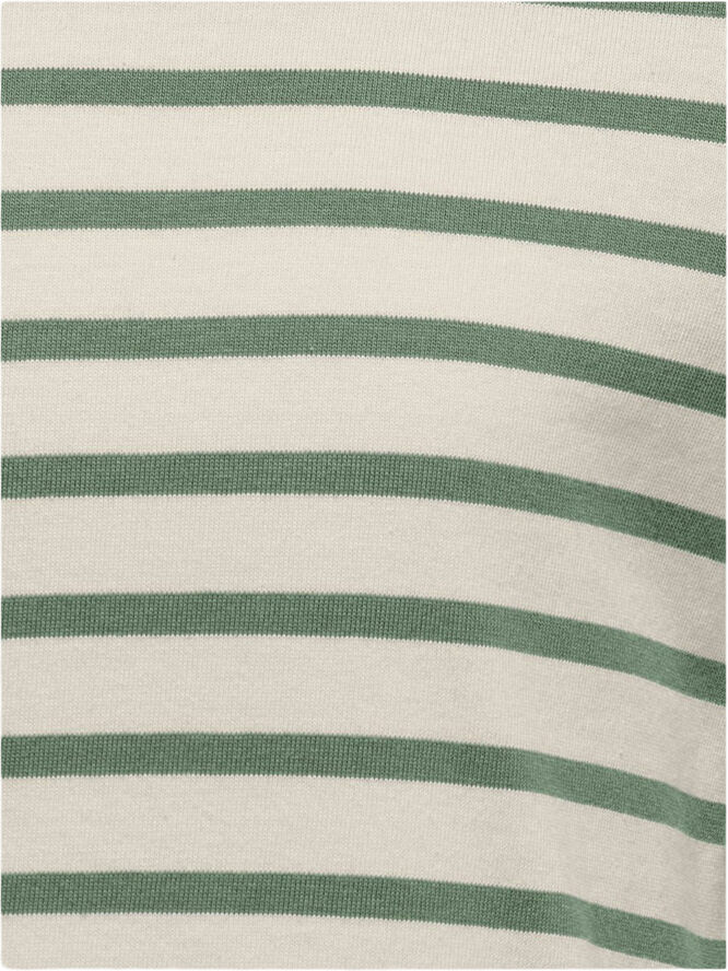ONLY KOGNEW SOPH L/S O-NECK TOP JRS Birch/hedge green