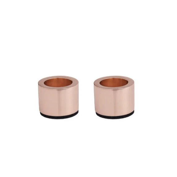 Uyuni  Taper lysestager, Rose Gold- 2 stk.