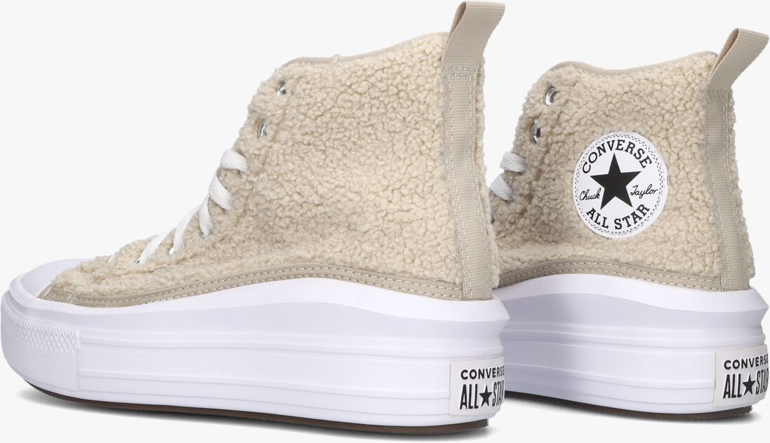 CONVERSE beige converse hoge sneaker chuck taylor all star platform