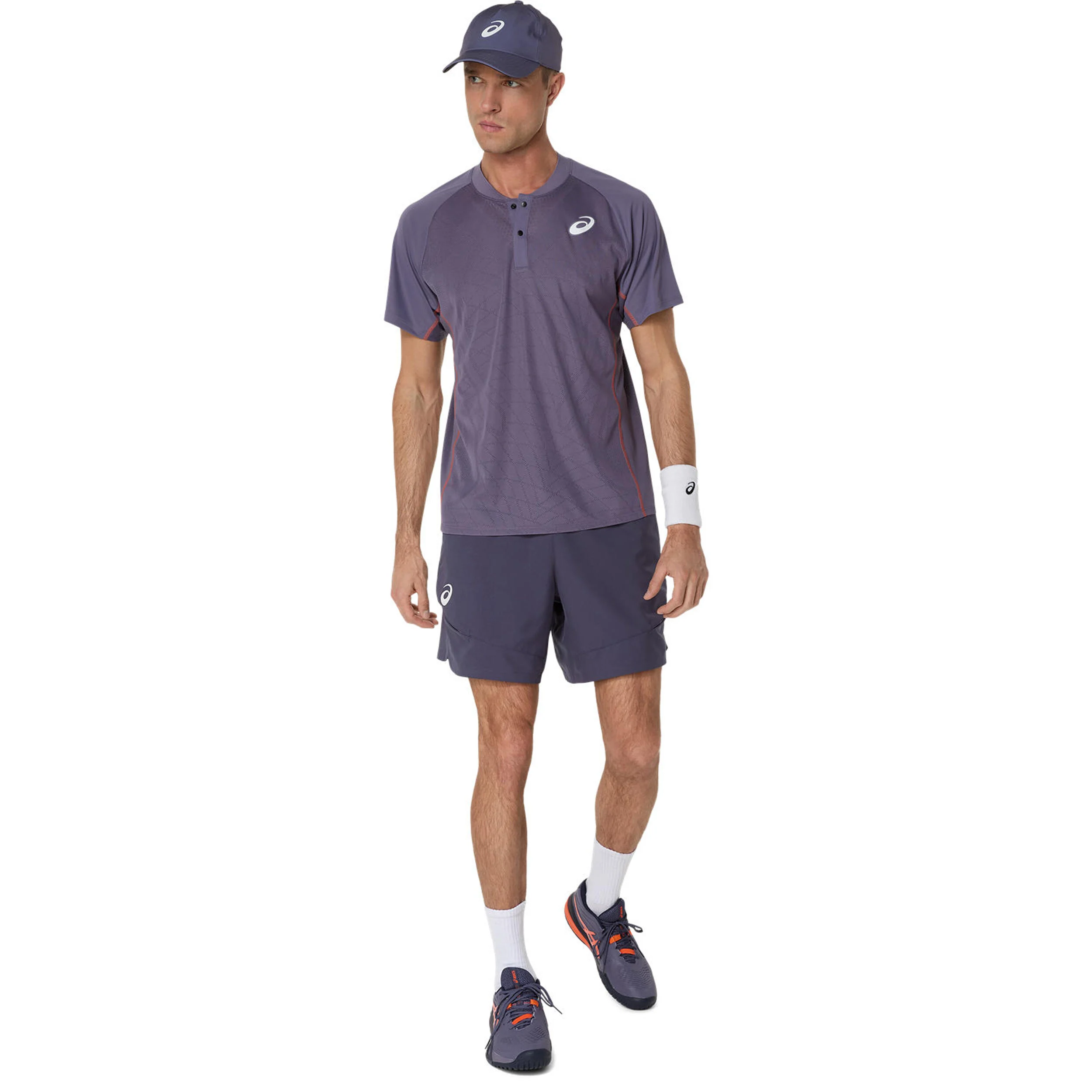 ASICS Match 7in Shorts Hommes - Bleu Foncé