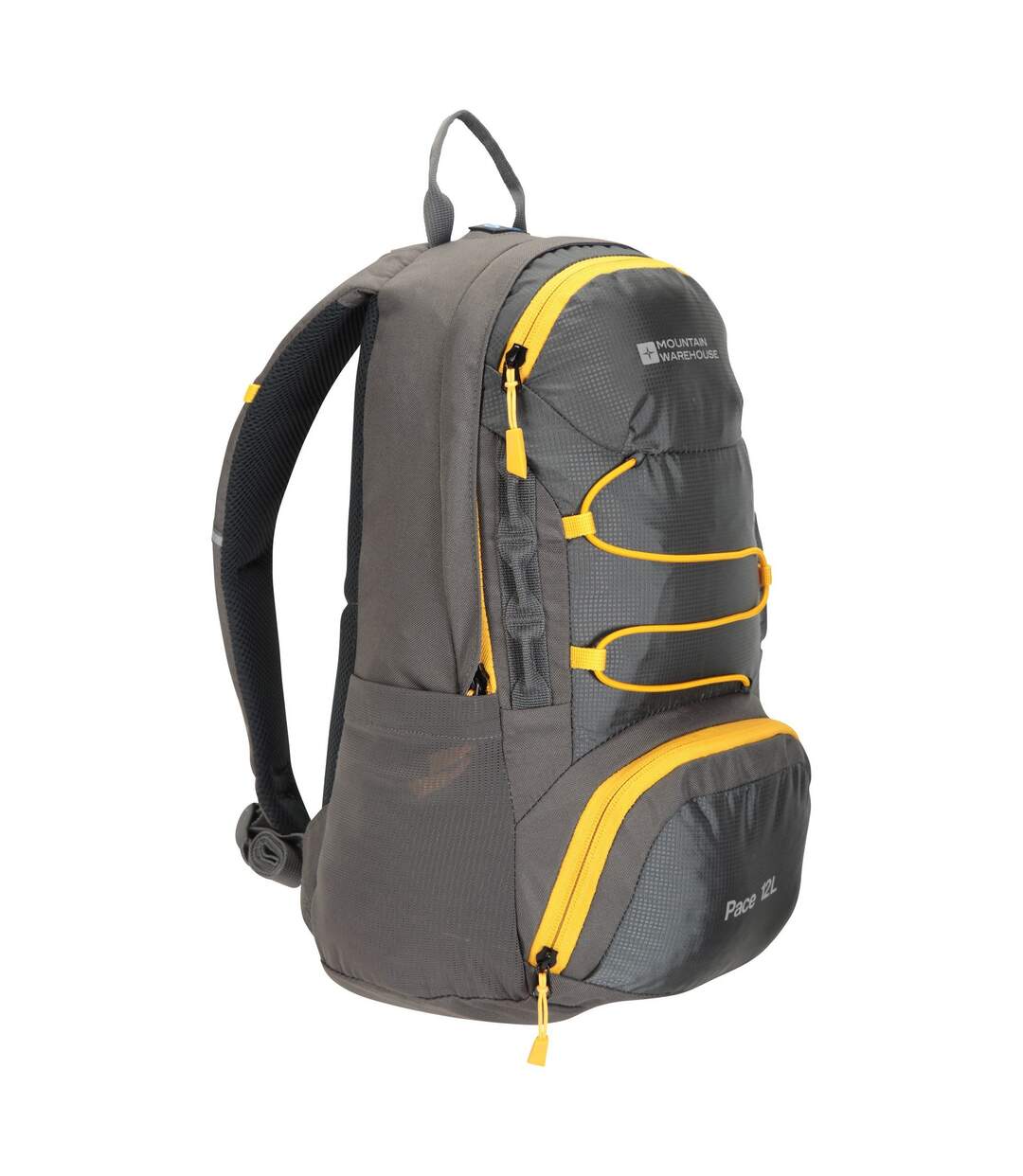 Mountain Warehouse - Sac à dos PACE (Gris / Jaune) (Taille unique) - UTMW1644