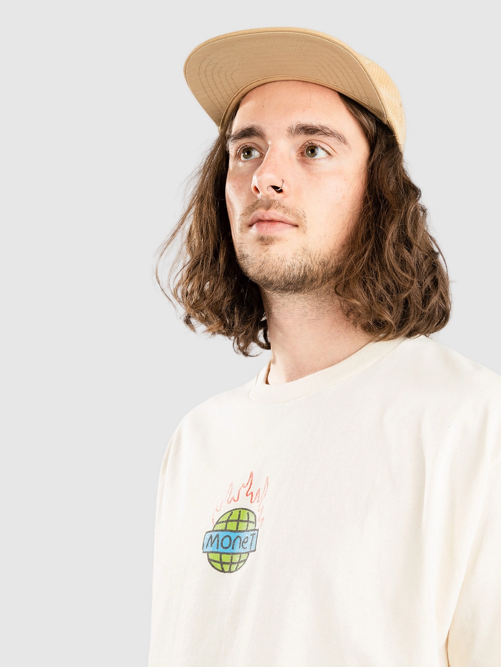 Monet Skateboards Global Fire T-Shirt white
